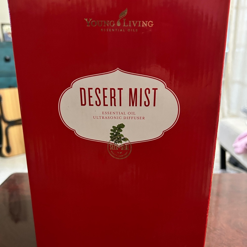 Young Living Desert Mist Diffuser in Bold Red Box, NEW opened for pic only.